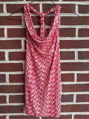 Express Chevron Cowl Neck Top